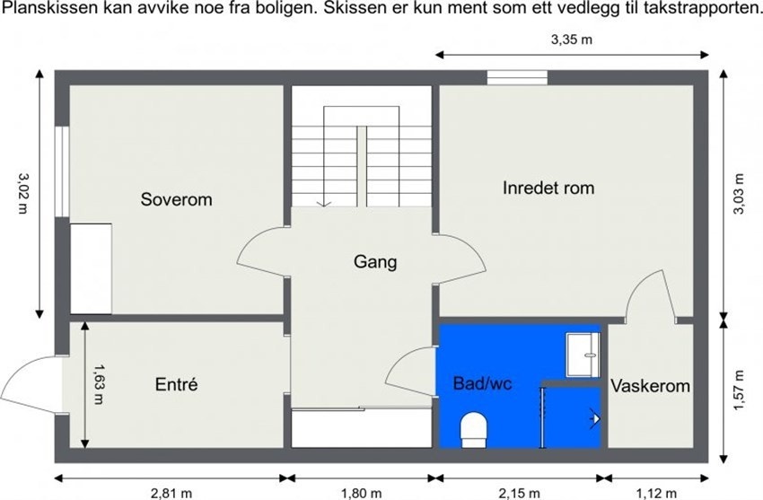 Plantegning underetasje. Galleribilde