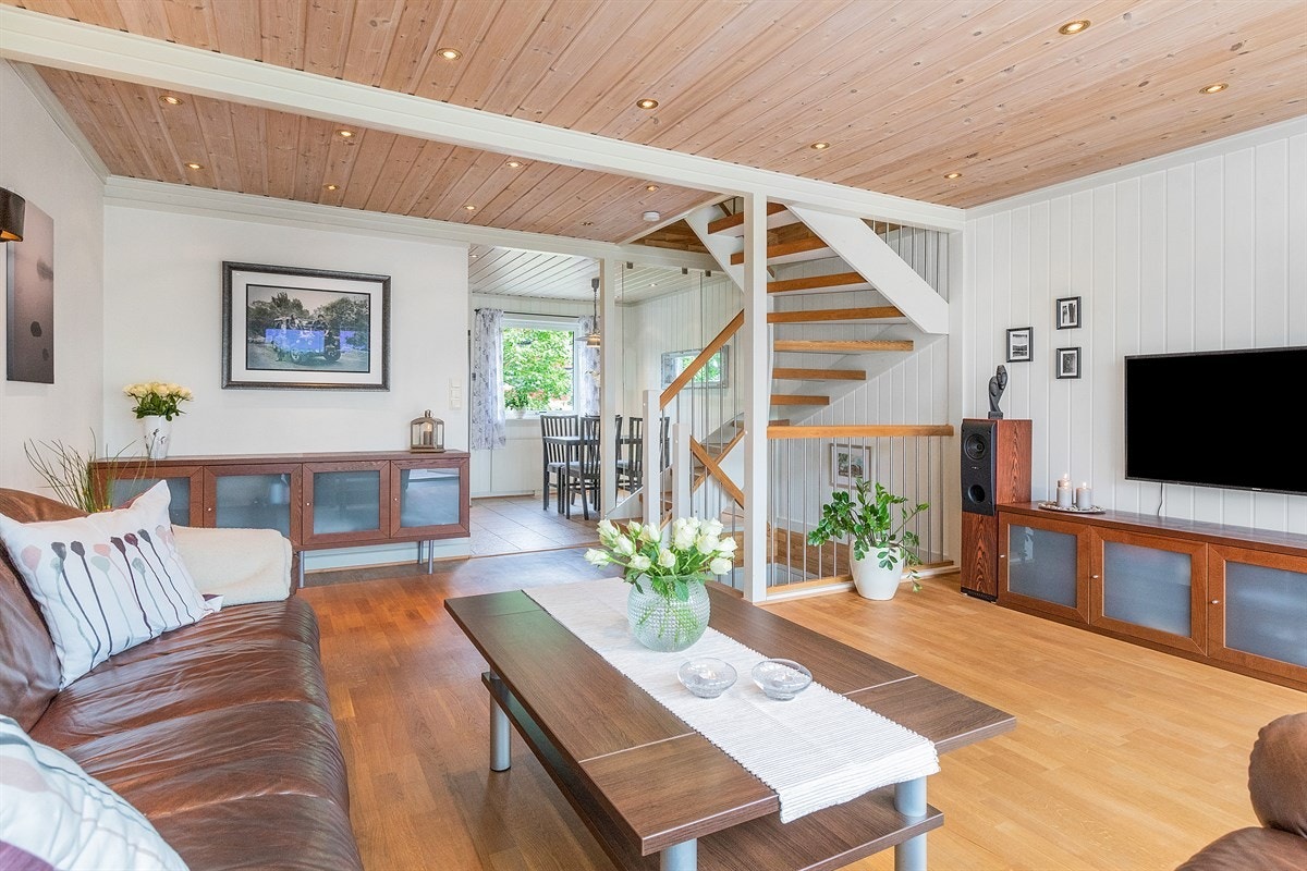 Den gode størrelsen gir rom for den kreative sjel. Innréd rommet etter egne preferanser og sett ditt personlige preg på din nye bolig. Galleribilde