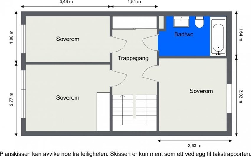 Plantegning 2. etasje. Galleribilde