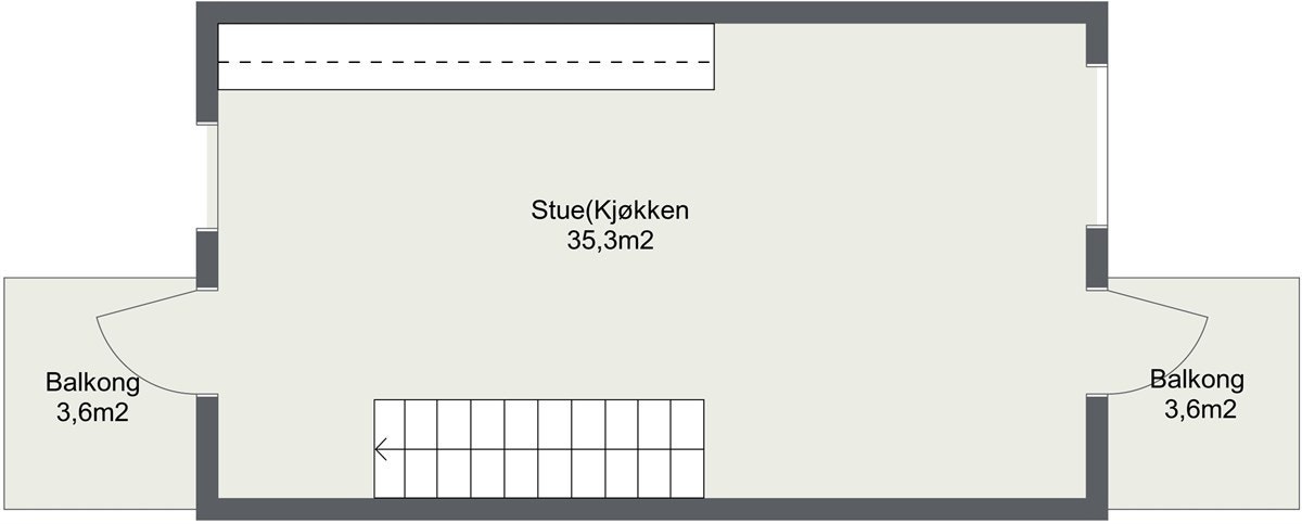 Plantegning 2. Etasje. Galleribilde