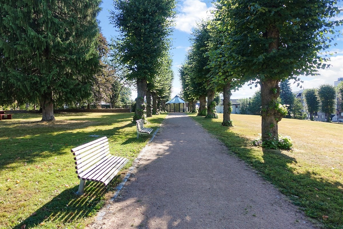 Turmuligheter i byen. Galleribilde