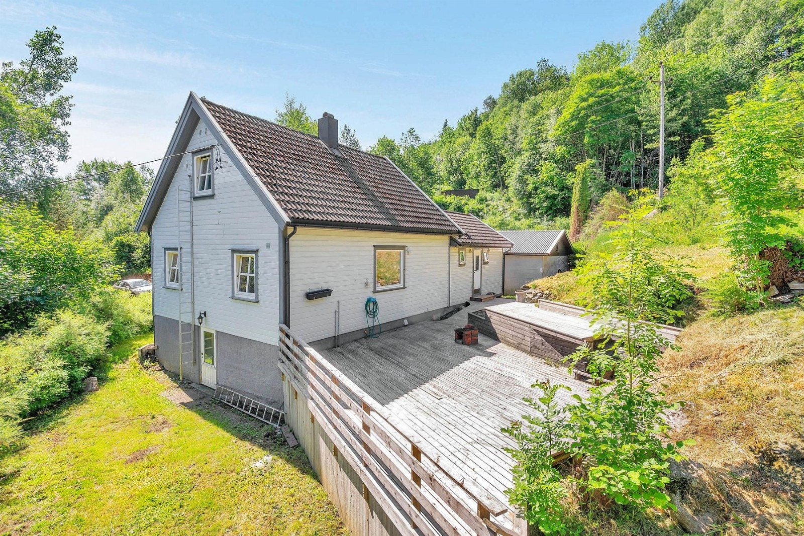 Flott uteområde Galleribilde