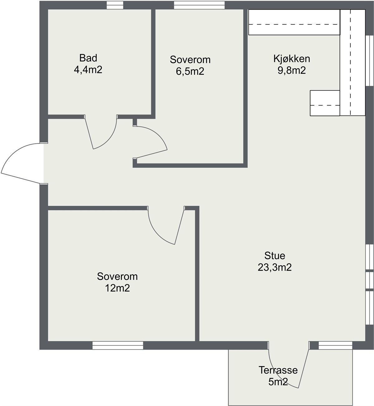 Plantegning. Galleribilde