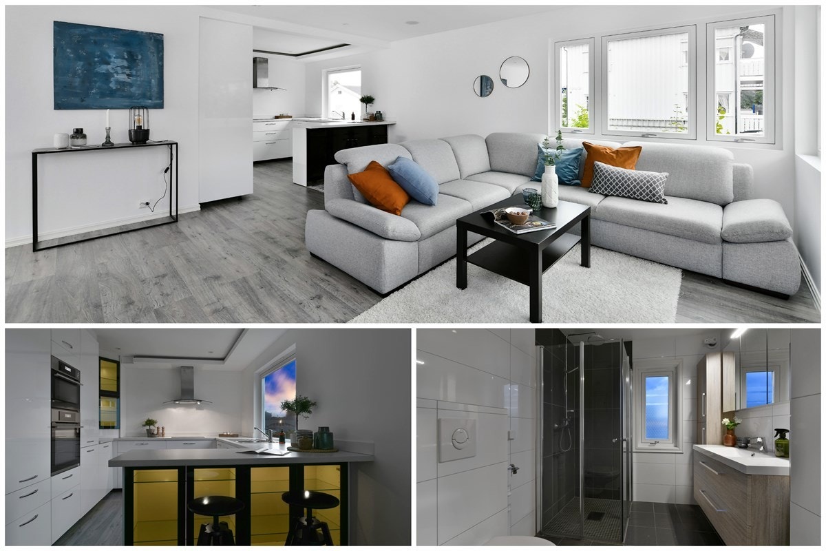 PrivatMegleren ved John Granly Steen og Kristian Arthur Brunvoll har gleden av å presentere denne særdeles lekkre, gjennomgående oppgraderte 3-roms selveierleiligheten, med skjermet, vestvendt veranda og biloppstillingsplass. Galleribilde