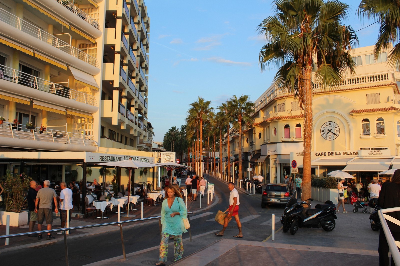 Sentrum i Juan Les Pins Galleribilde