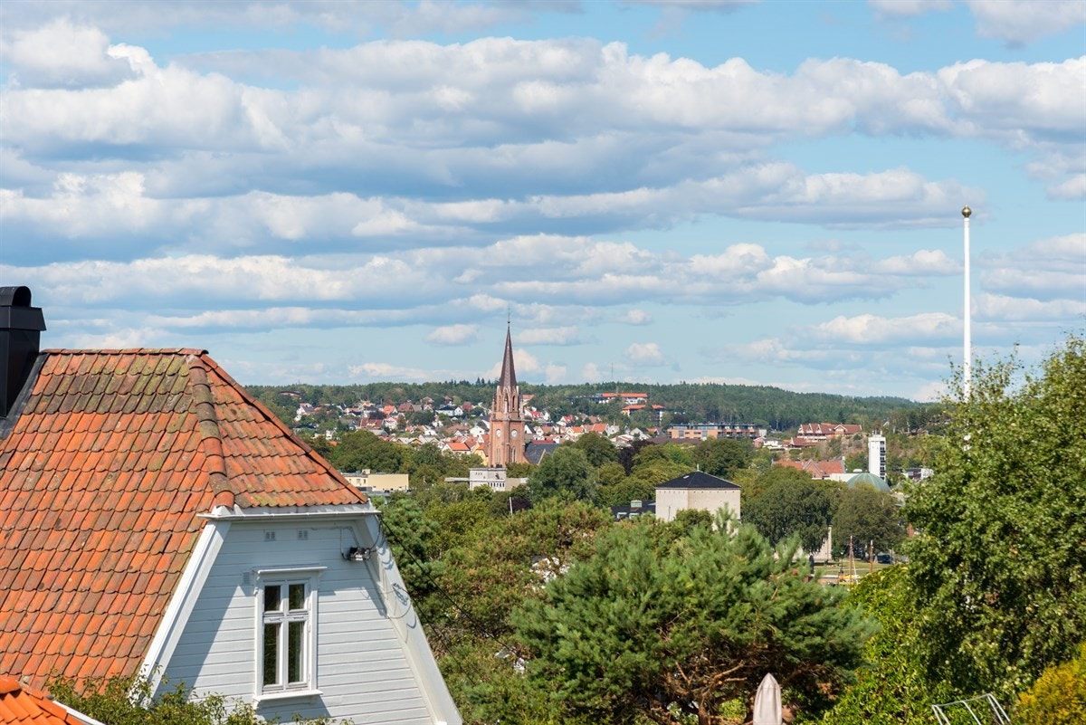 Utsikten er det ikke mye å utsette på. Her mot Domkirken og sentrum. Galleribilde