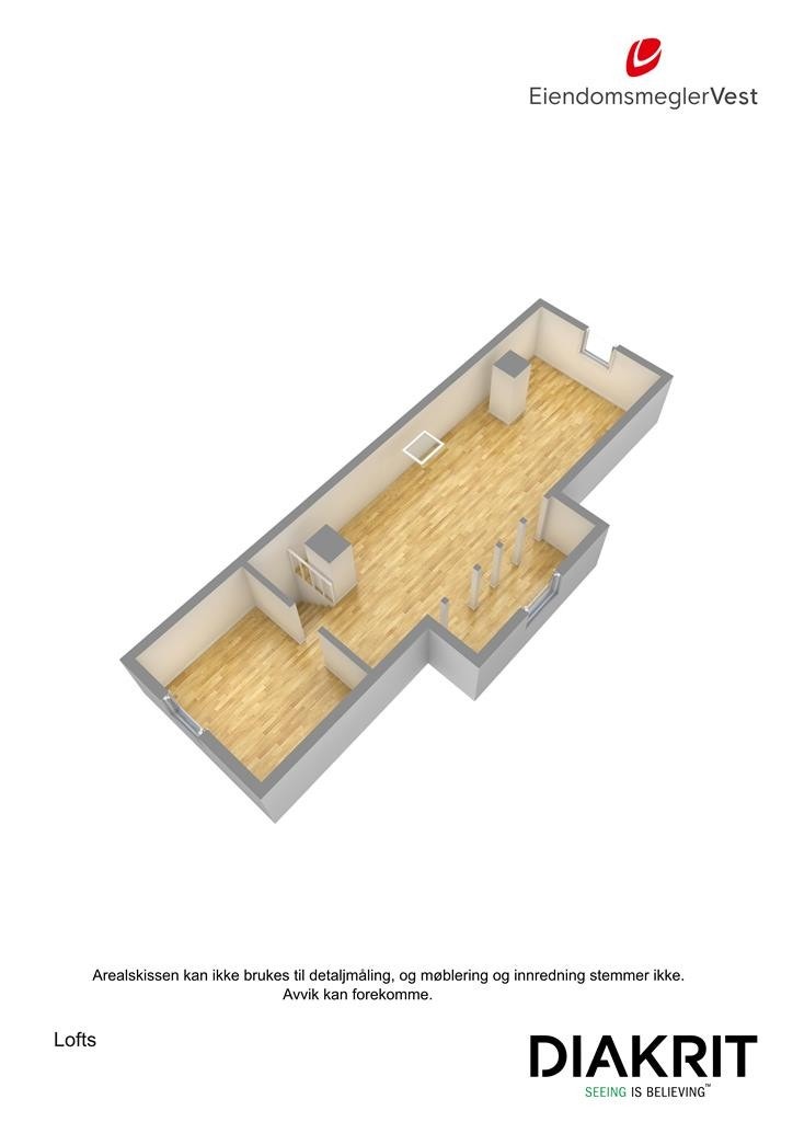 Plantegning 3D Galleribilde