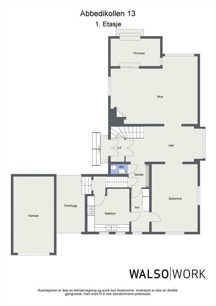 Floorplan letterhead - Abbedikollen 13 - 1. Etasje - 2D Floor Plan.jpg Galleribilde