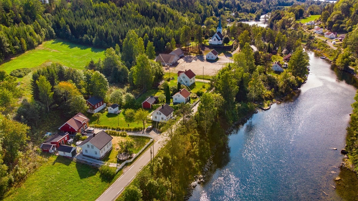 Dronebilde Galleribilde