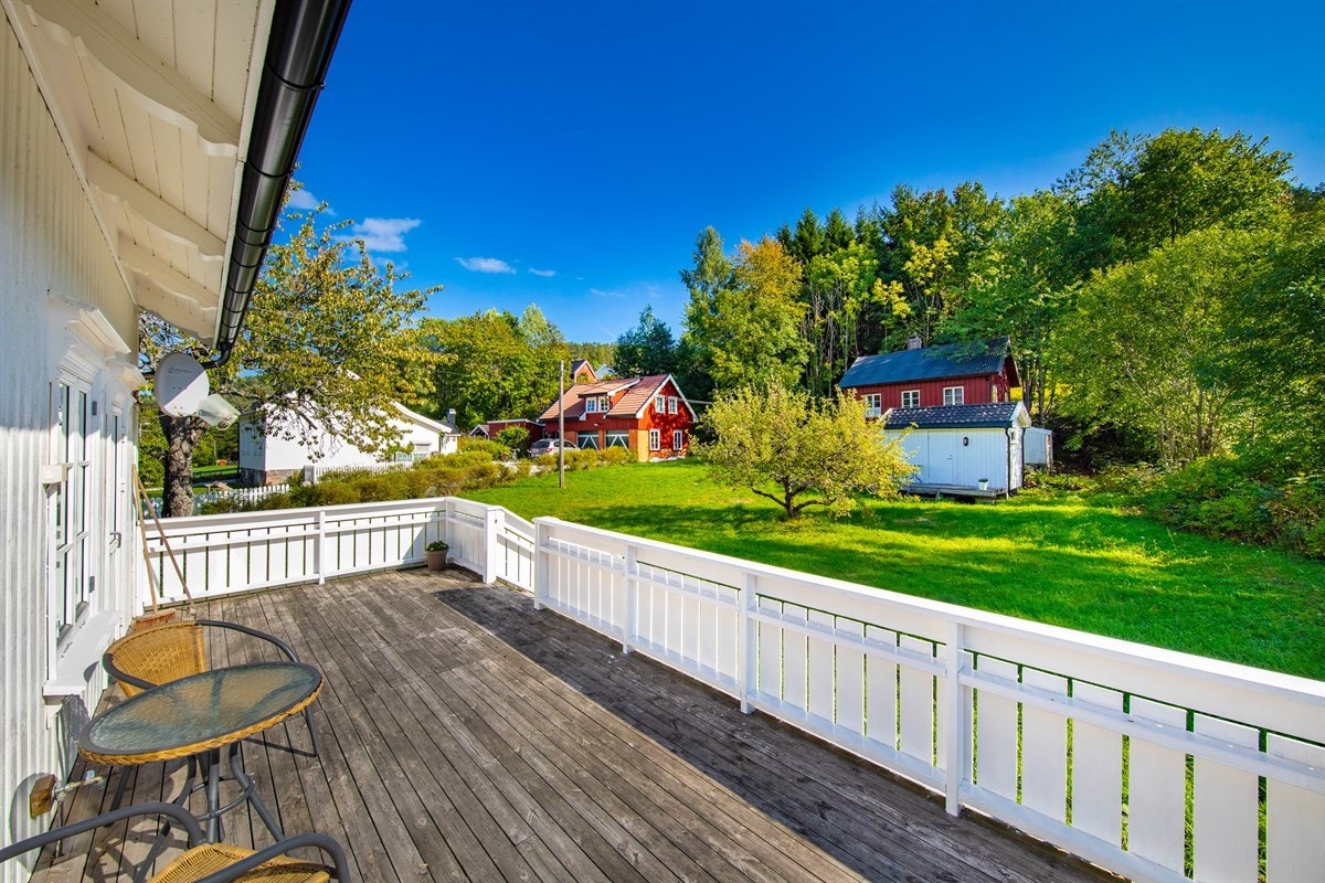 Hyggelig terrasse Galleribilde