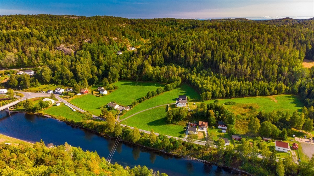 Landlig og flott beliggenhet Galleribilde