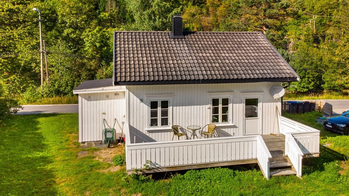 Pent uteområde Galleribilde