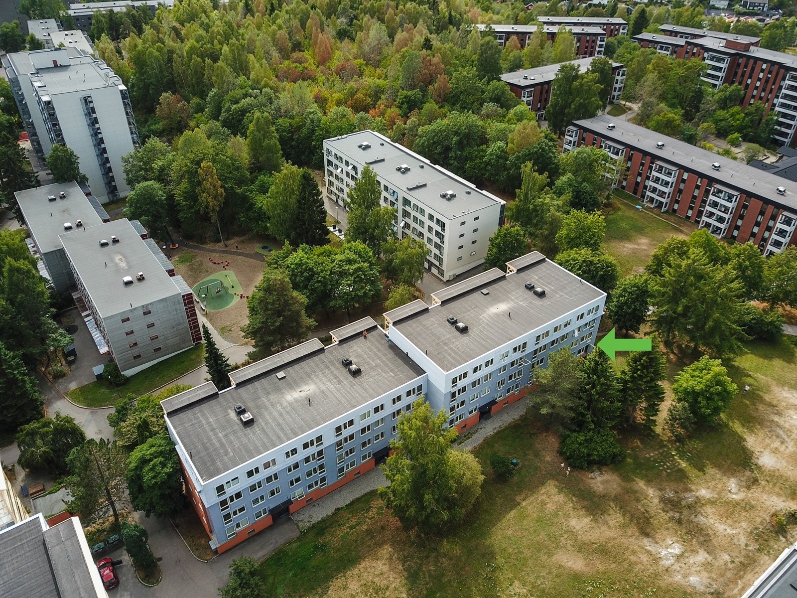 Oversiktisbilde av nærområde Galleribilde