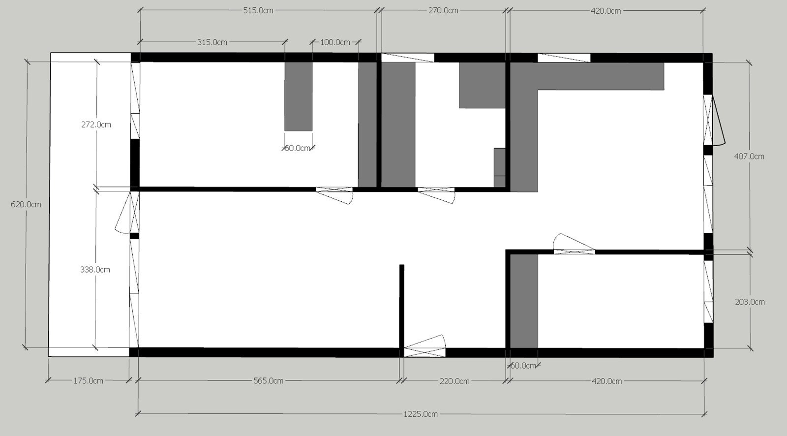 Plantegning Galleribilde