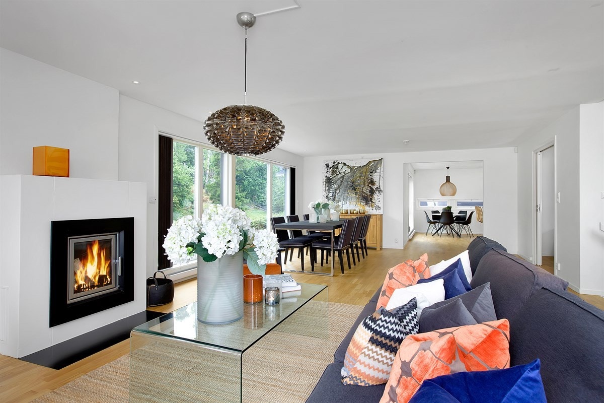 Åpen stue- spisestue Galleribilde