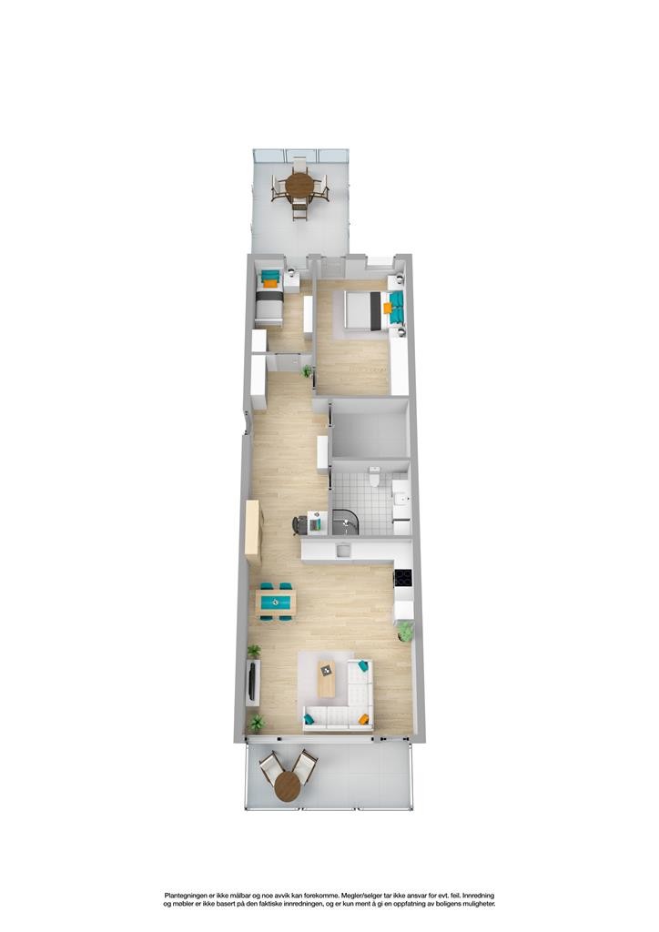 Leiligheten 3D Galleribilde