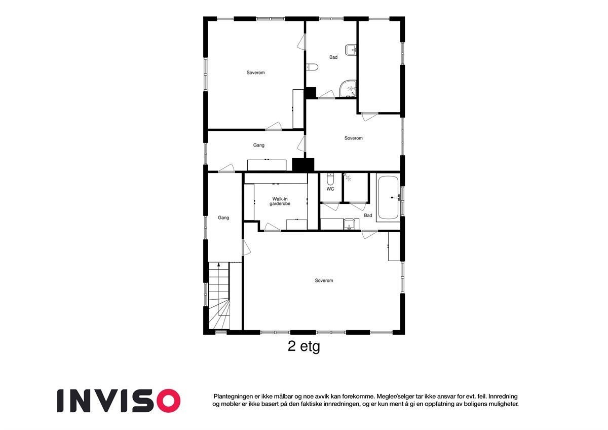 2dplan og 3 Galleribilde
