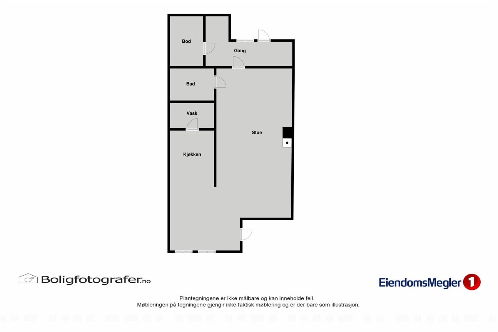 Planløsning 1.etg Galleribilde