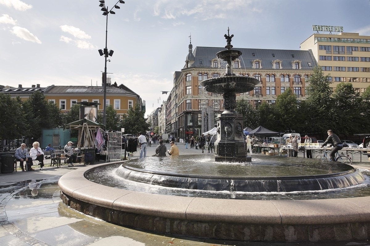 - Et par minutters gange til Youngstorget i Oslo sentrum - Galleribilde