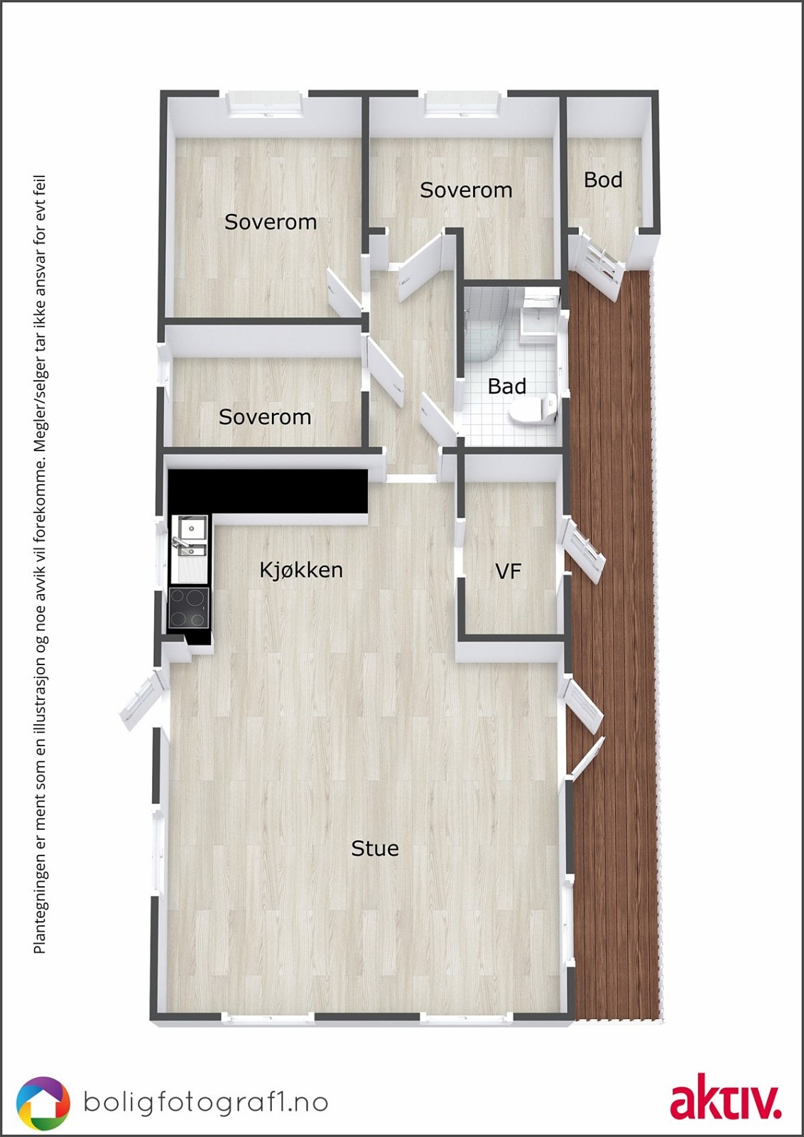 Plantegning Galleribilde