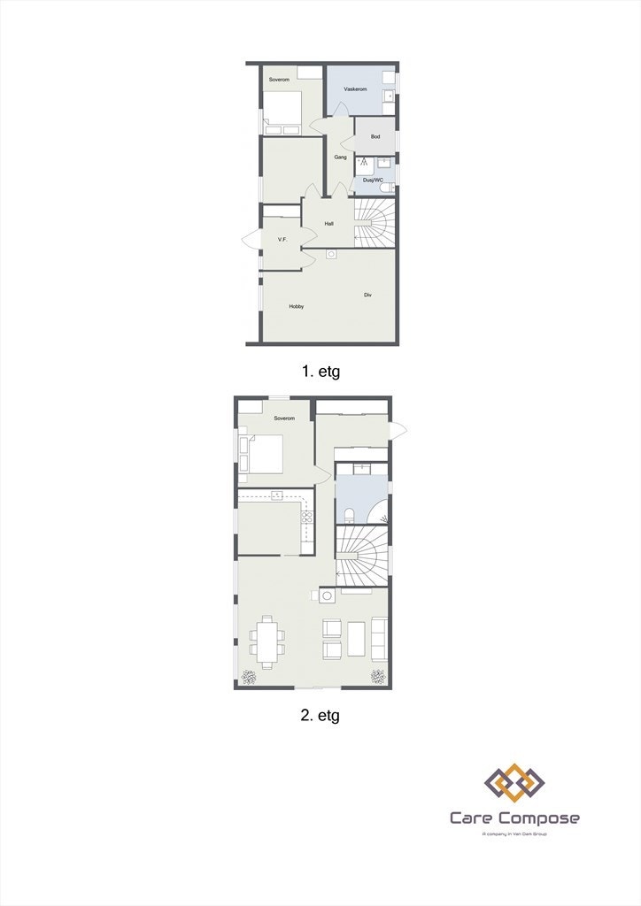 Plantegning 2D Galleribilde