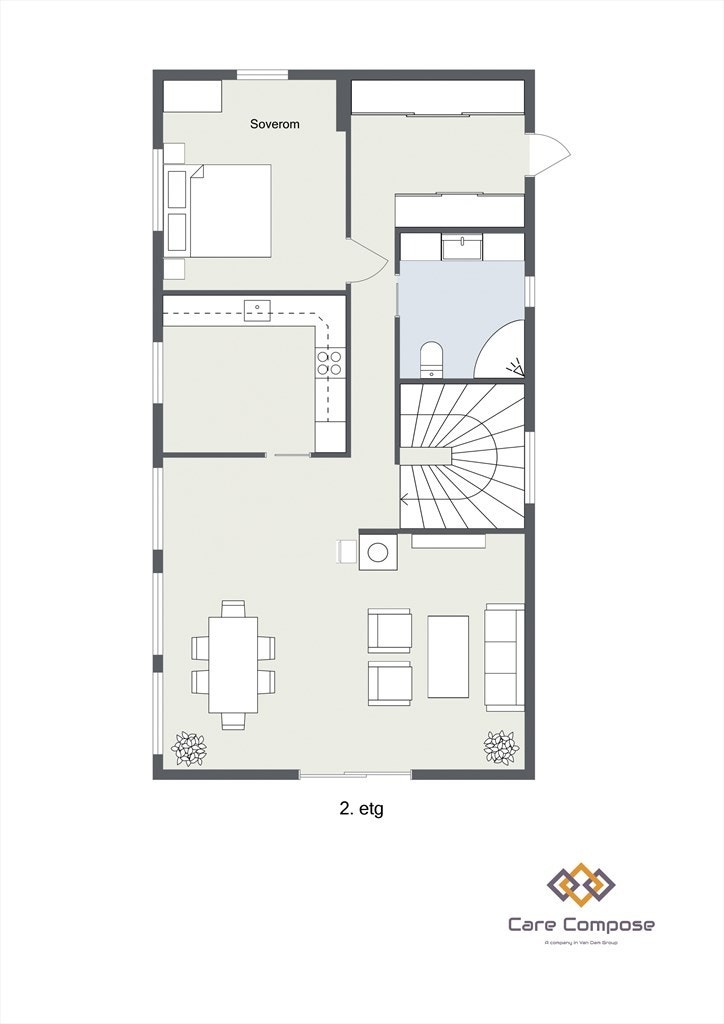 Plantegning 2.etg. Galleribilde