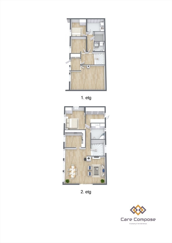 Plantegning 3D Galleribilde