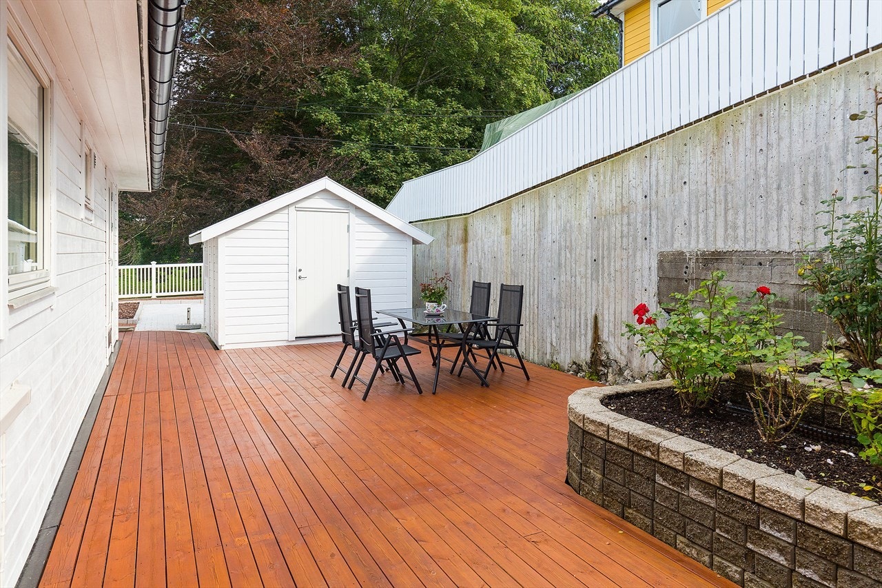 De store utearealene gir gode muligheter for festligheter. Galleribilde