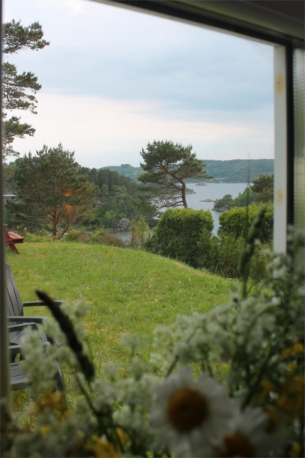 Utsikt fra soveromsvindu Galleribilde