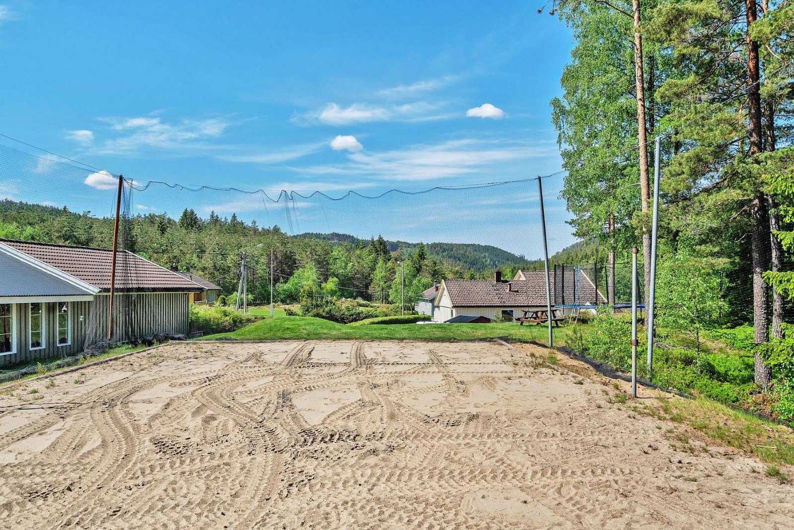 Felles strandvolleyballbane. Galleribilde
