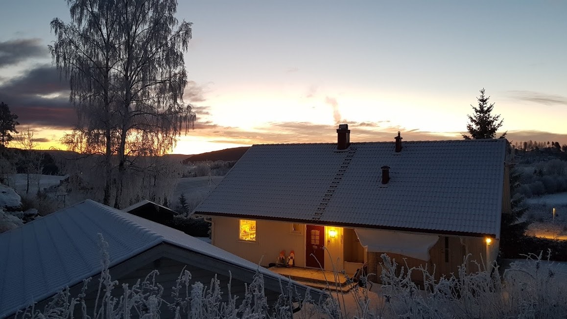 Natt på Forberg Galleribilde