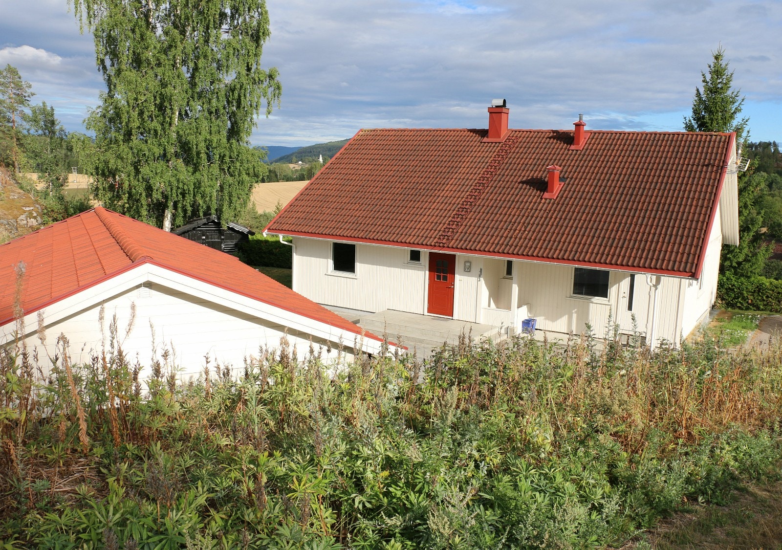 Inngangsparti fra kjerrevei Galleribilde