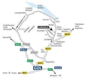 Veikart, adkomst Galleribilde