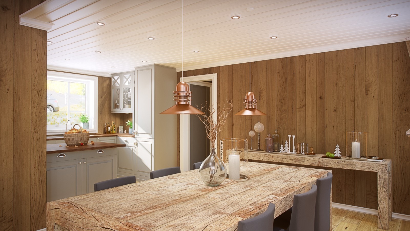 Kjøkken (illustrasjon) Galleribilde