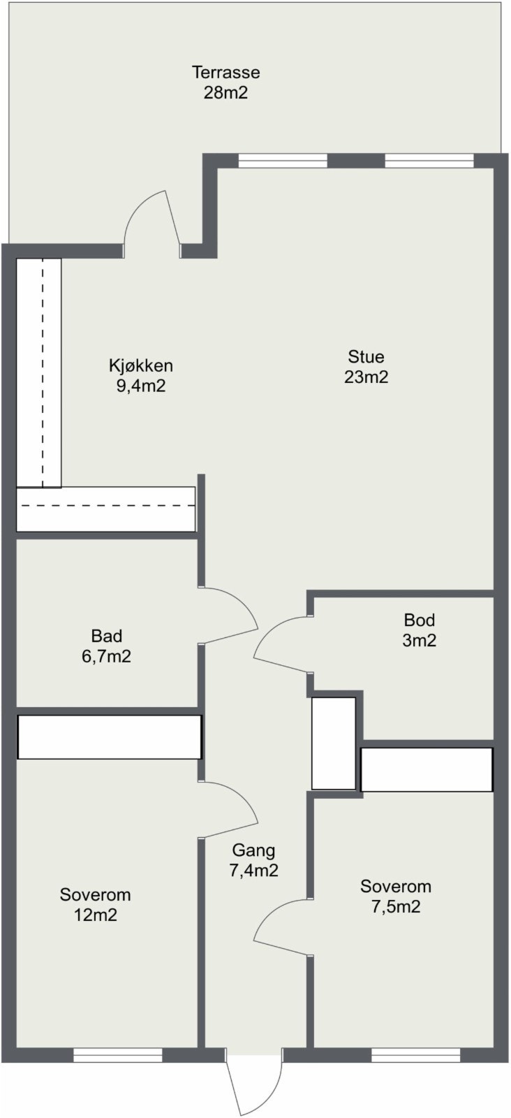 Plantegning. Galleribilde