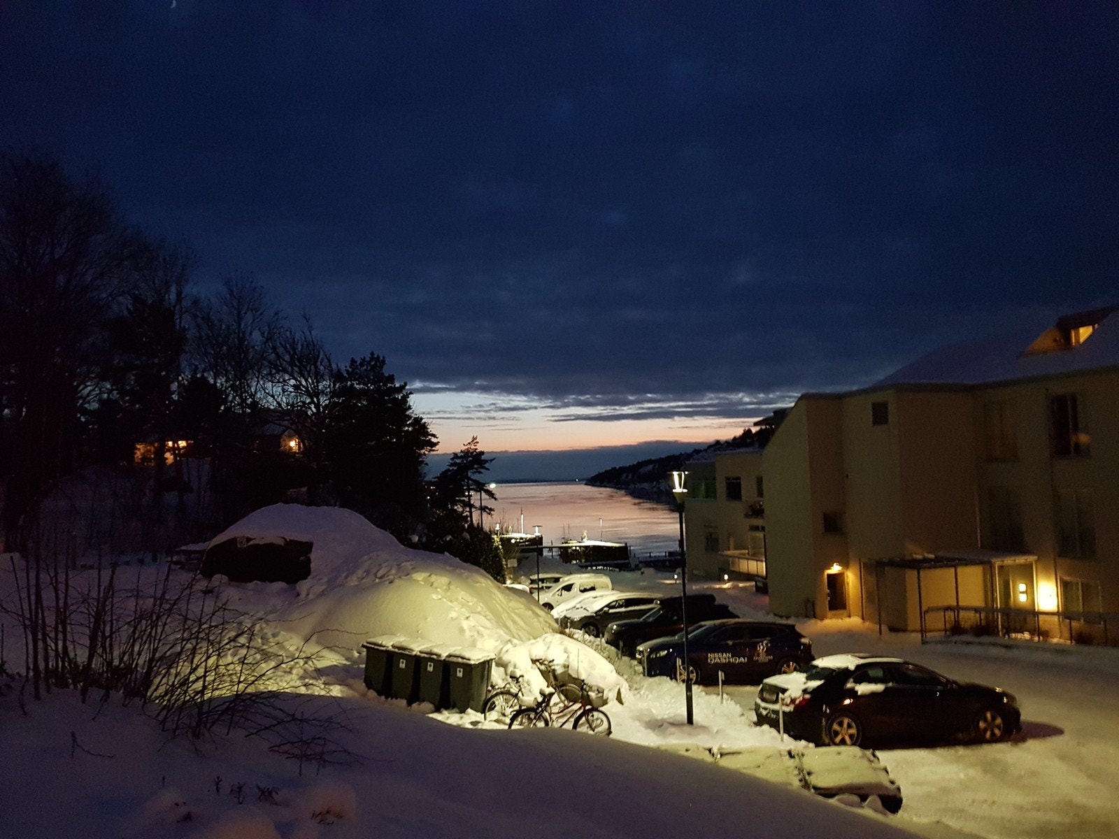 Vinterstemning Galleribilde