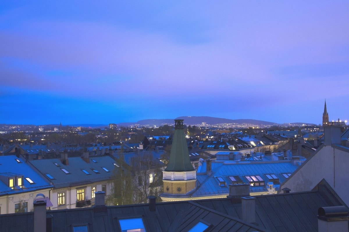 Thoms Heftyes gate 37 - Utsikt fra takterrassen Galleribilde
