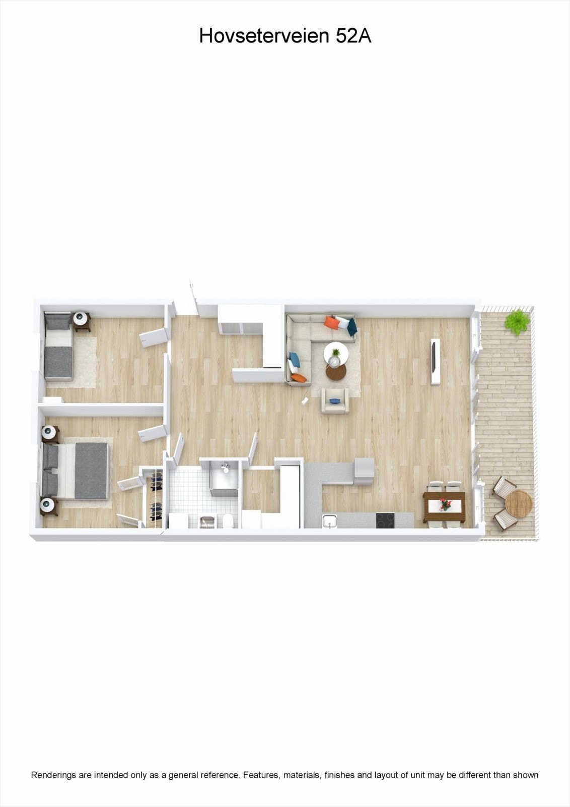 Plantegning 3D Galleribilde