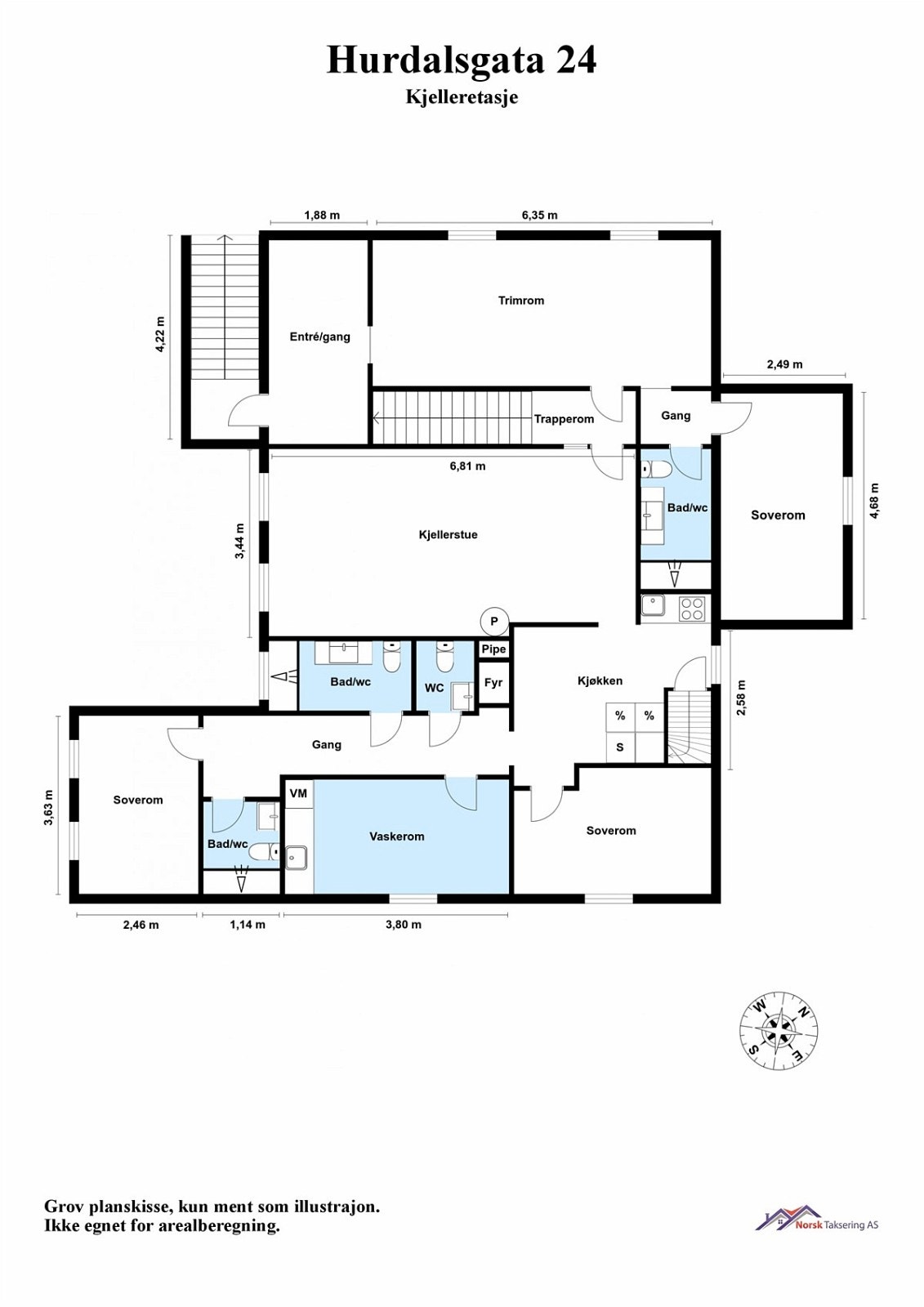 Hurdalsgata 24 - Kjelleretasje Galleribilde