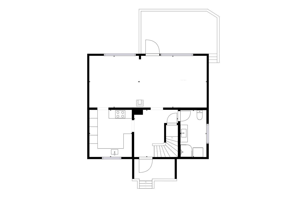 Plantegning 1.Etasje. Galleribilde