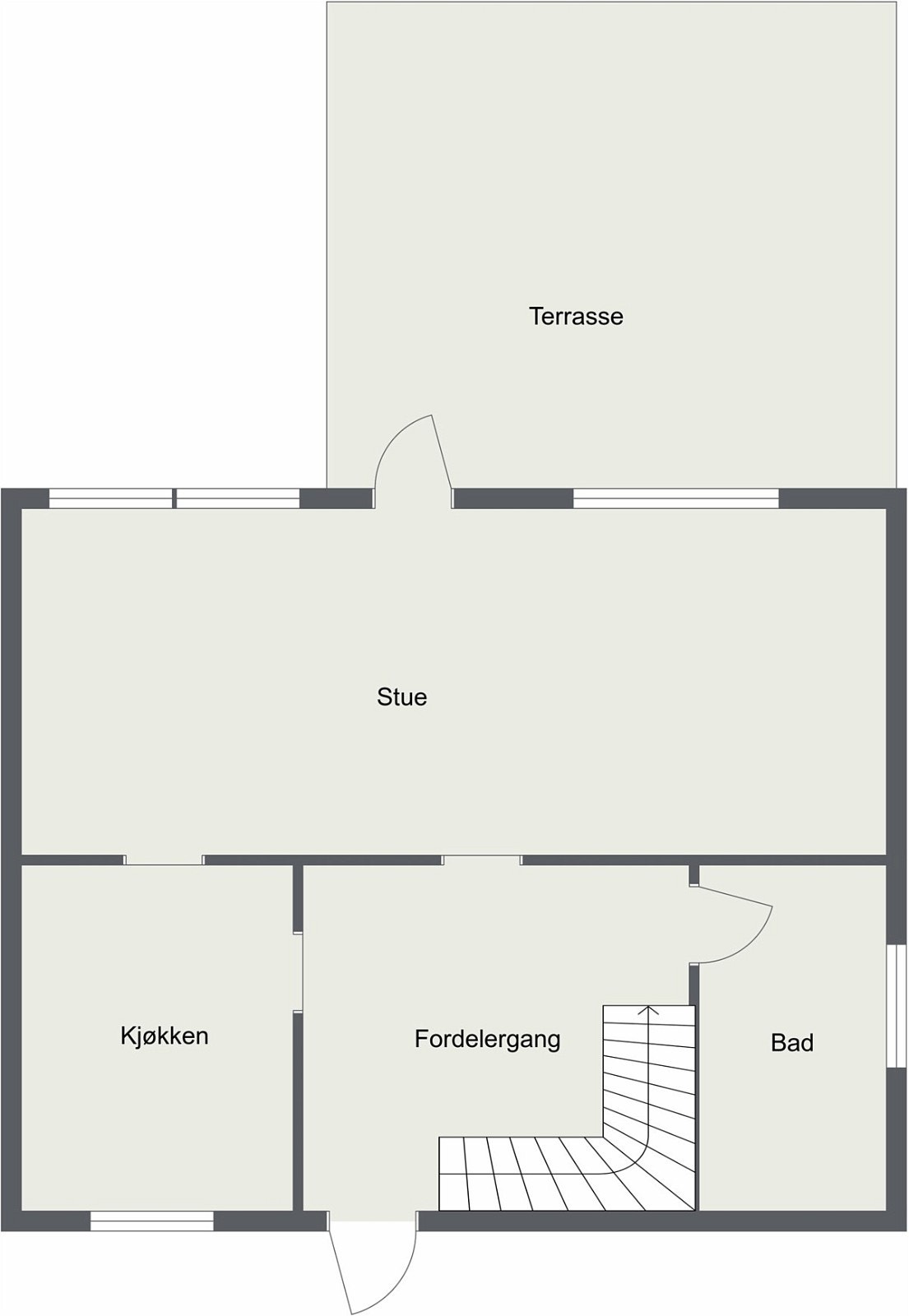 Plantegning 1.Etasje. Galleribilde