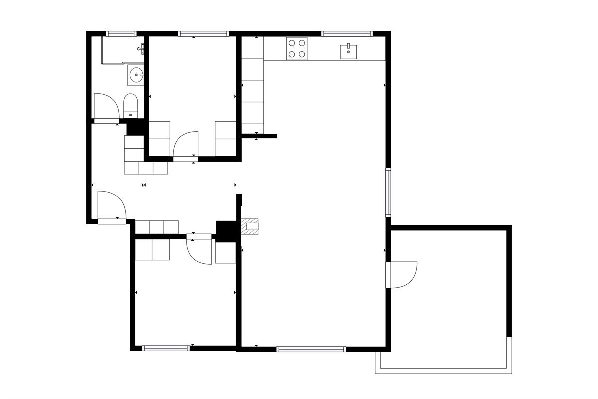 Plantegning. Galleribilde