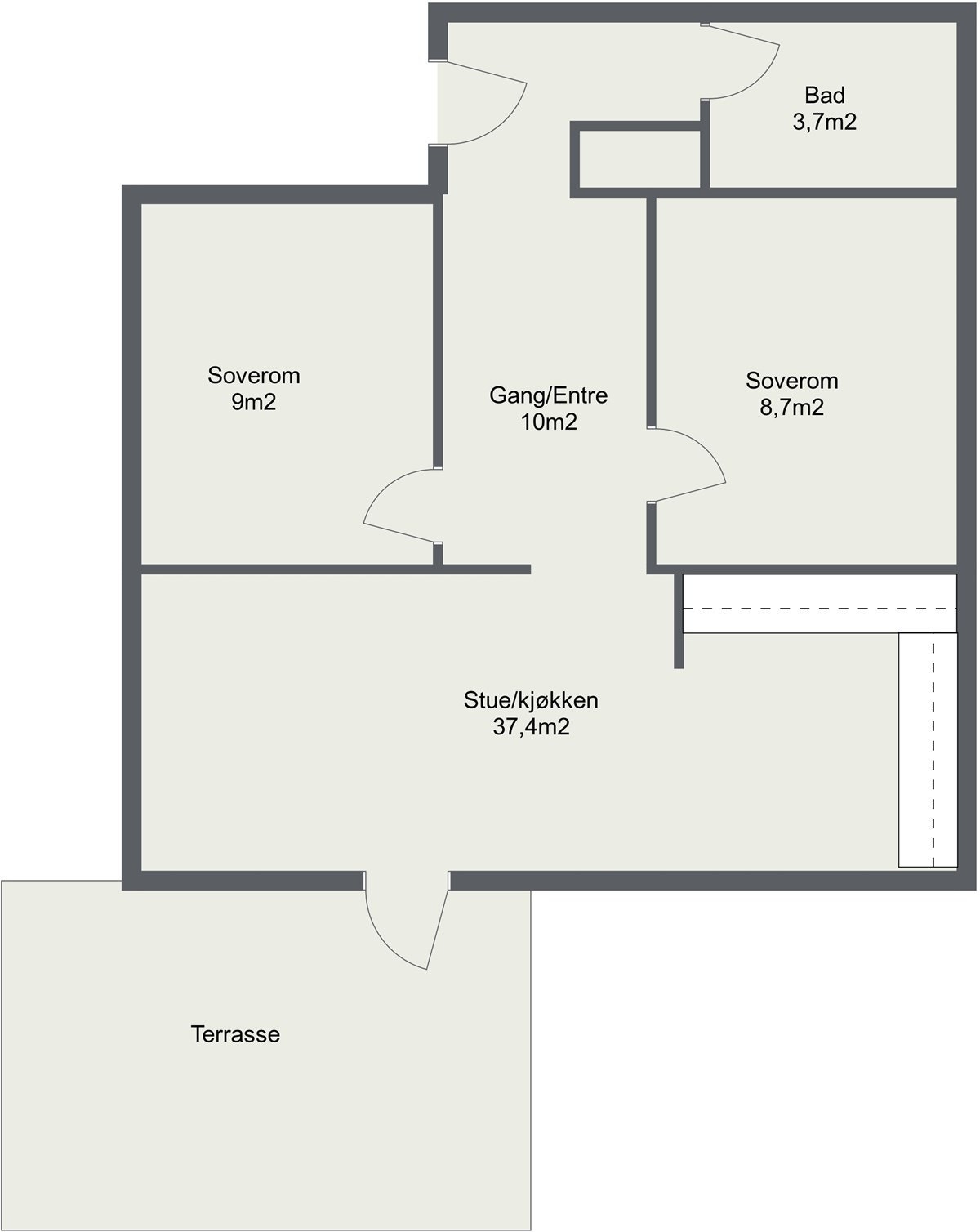 Plantegning. Galleribilde