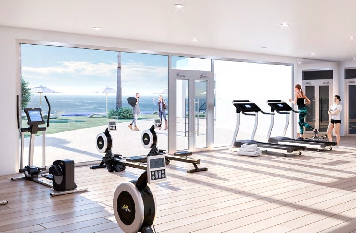 Felles utstyrt gymnasium. Galleribilde