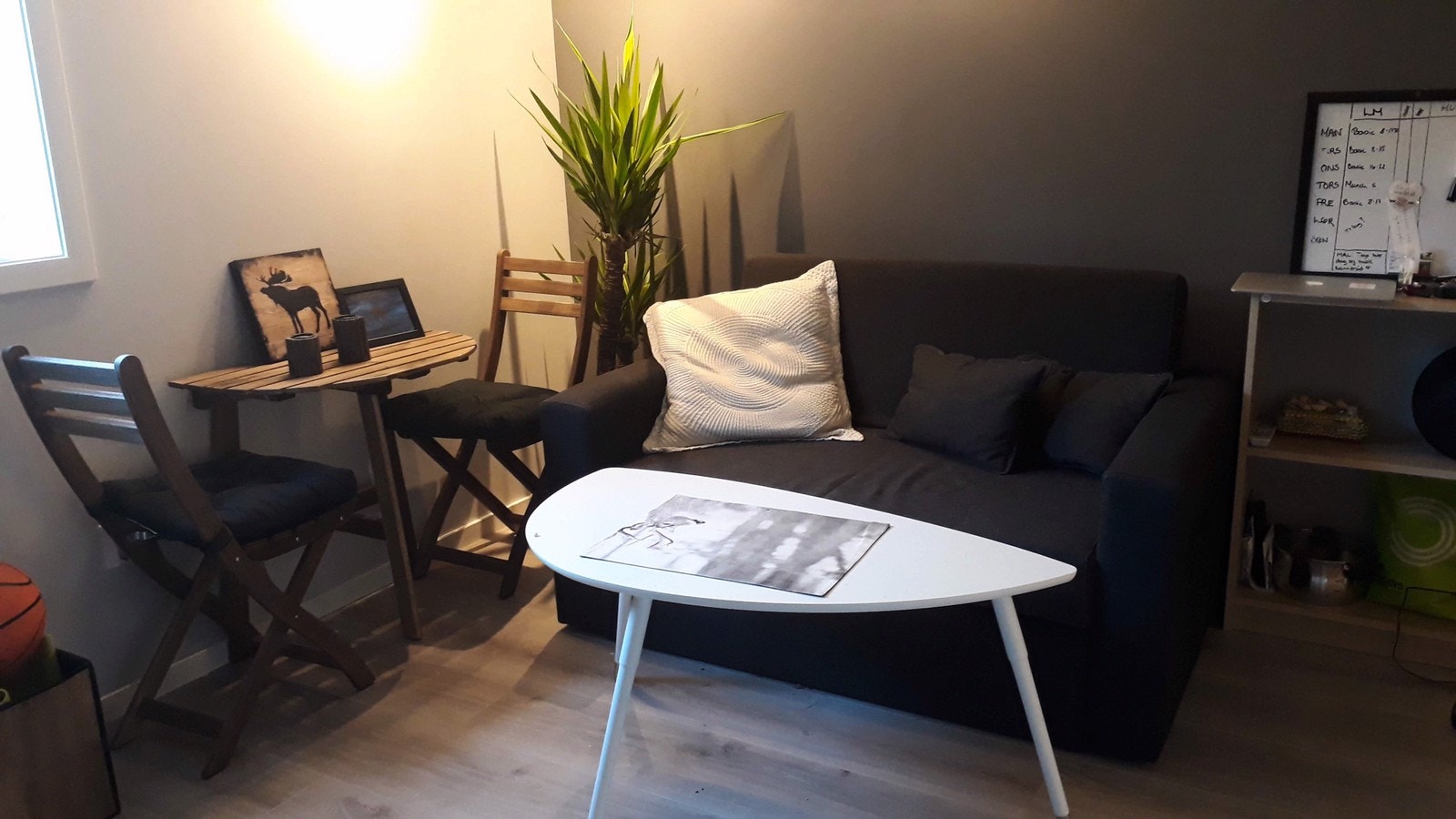 Stue møblert Galleribilde