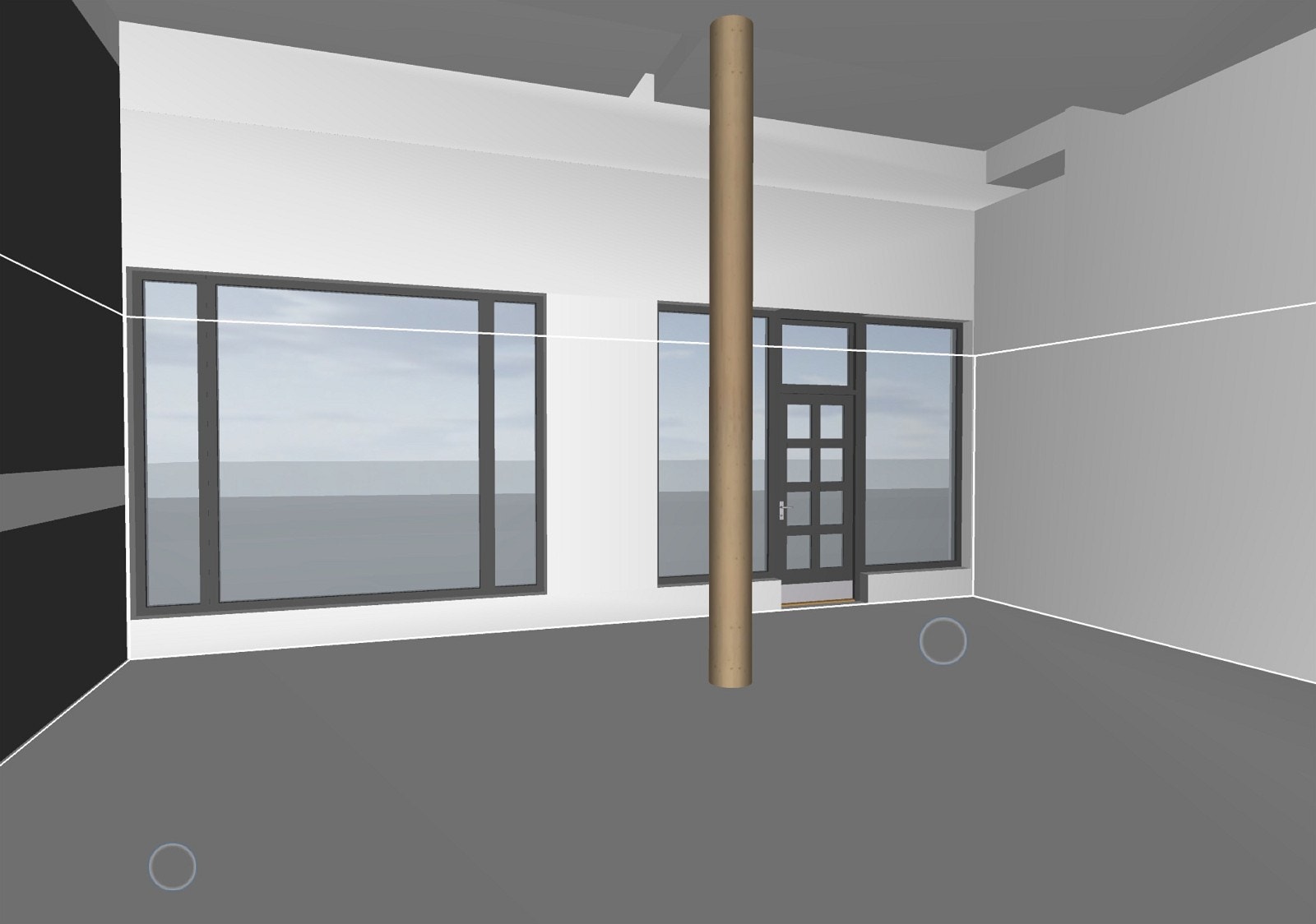 Illustrasjon -Lokale nr. 3 (92 m2) Galleribilde