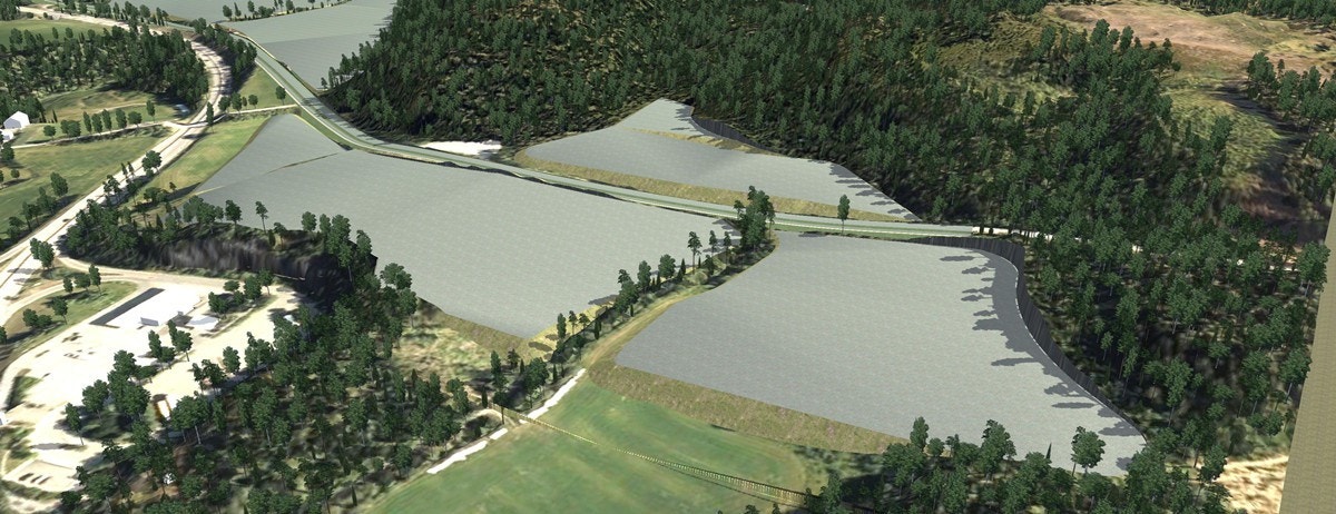 Området bak Stav Galleribilde