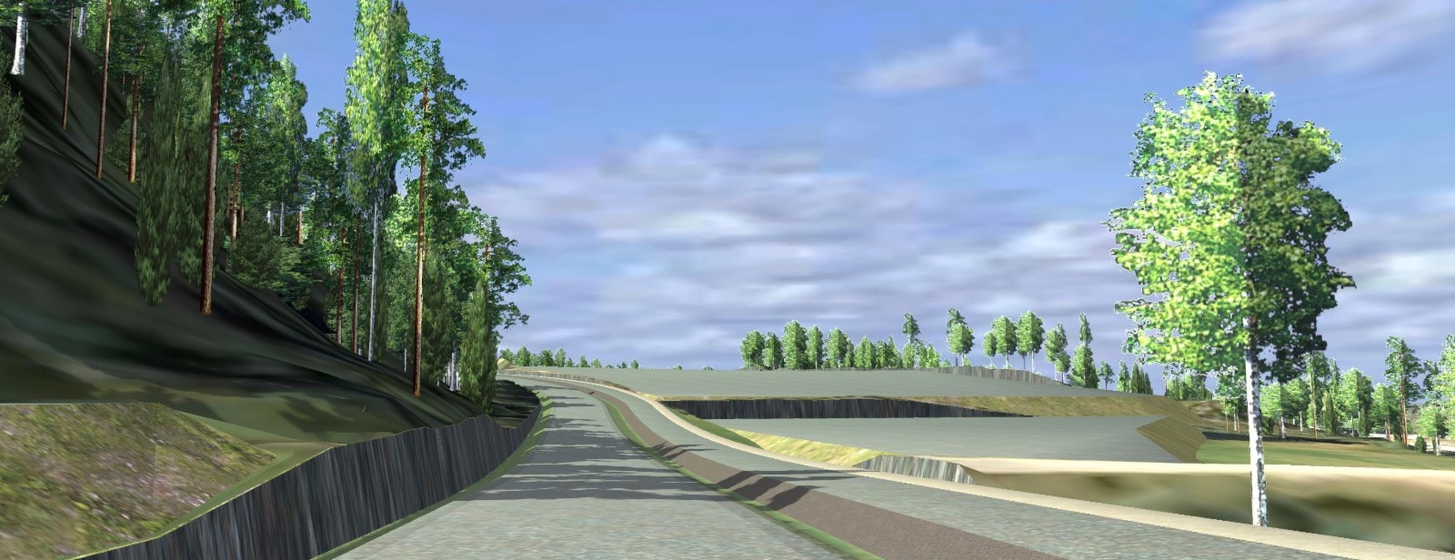 FKI2 Fra nye Vulluvegen. Berget bak bensinstasjonen Stav er planert ned. Galleribilde