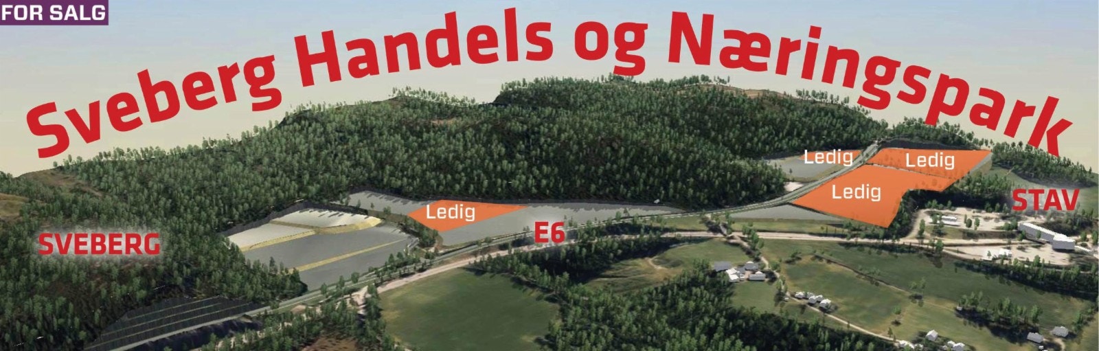 Ledige tomter Sveberg Handel og Næringspark Galleribilde
