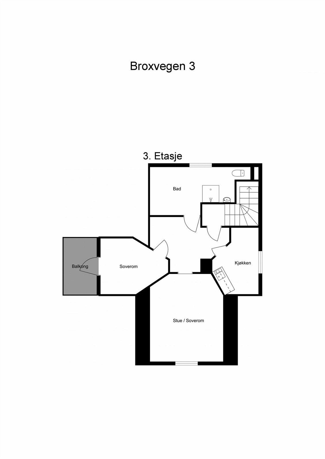 Plan 3. etg. Galleribilde